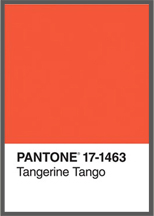Pantone Tangerine Tango Swatch